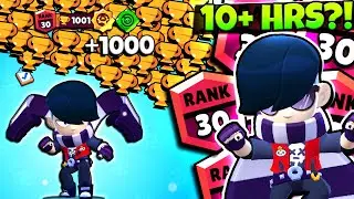 +1000 Trophies At ONCE With New Brawler Edgar! Rank 30 Edgar Push!!