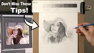 Graphite Portrait Tutorial | Tips I wish I knew when I started to draw.