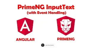 PrimeNG InputText with Event Handling and Validation - Angular