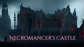 Necromancer's Castle Ambience and Music | grim dark fantasy ambience 