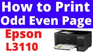 How to Print Odd Even Pages in PDF By Epson L3110 Printer | Epson L3110 Printer Bangla Tutorial 2023