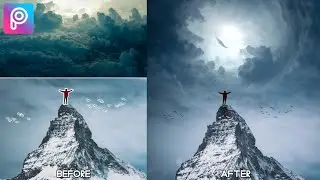 Edit Photo PicsArt Manipulation | Fantasy Sky Portal | PicsArt Tutorial