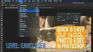Old School Auto Correction in Photoshop