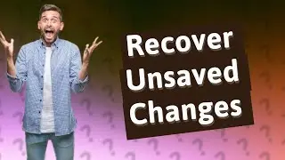 Can you recover unsaved changes to a Word document Mac?