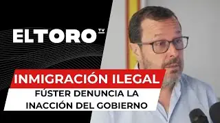 El portavoz de VOX, José Antonio Fúster, denuncia la inacción del Gobierno ante la inmigración