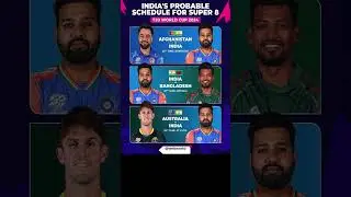 India Super 8 T20 World Cup 2024 Matches 