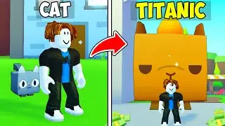 NOOB CAT TO TITANIC CHALLENGE IN PET SIMULATOR X