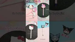 Diy SANRIO Pen Decoration ideas 🤩  #shorts #shots #youtubeshorts #sanrio #pendecoration #trending