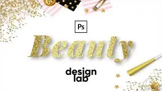 Glitter Text Effect / Photoshop Tutorial