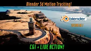 Blender tracking tutorial: Add 3d buildings to Live action Footage