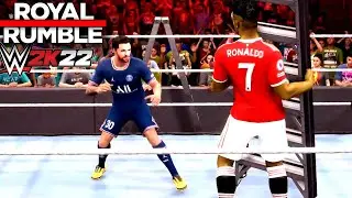 HAALAND ! RONALDO ! MBAPPE KAVGADA ! FUTBOLCULAR ROYAL RUMBLE ! WWE 2K22 ! PS 5 !