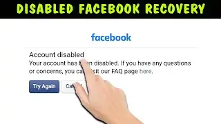 How To Recover Disabled Facebook Account 2024 Update || Facebook Account Has Been Disabled Problem