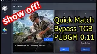 [Quick Match] bypassing emulator detected tencent gaming buddy pubg mobile 0.11