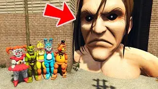 КАК КОШМАРНЫЕ АНИМАТРОНИКИ СПАСАЛИ ЧИКУ ОТ ТИТАНА В ГТА 5 МОДЫ! TITAN FNAF 7 GTA 5