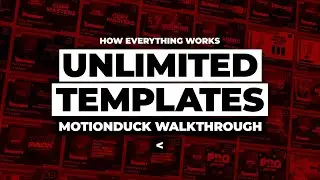 MotionDuck Subscription Walkthrough | 25,000+ Templates | After Effects & Premiere Pro