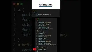 Animation in HTML and CSS 