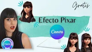 🤯 Efecto Pixar & Anime personalizado con la IA 💰GRATIS y 100% en CANVA💙