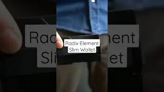 Radix Element Slim Wallet Details (Affordable Minimalist) #shorts