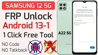 Free ✅ FRP Bypass Samsung A22 5g Google Account Bypass Android 13 | Samsung A22 Frp Bypass NO Code