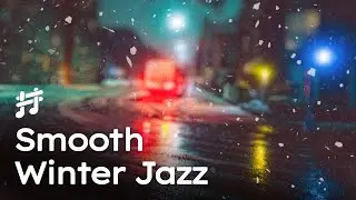 Winter Jazz - Snowing Winter Mood Smooth & Slow Jazz, Relaxing Soft Piano Music