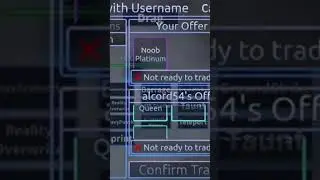 AUT TRADING NOOB PLATINUM SKIN W OR L #roblox #auniversaltimeroblox #auniversaltime #robloxanime