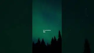 Watching the Northern Lights from my porch