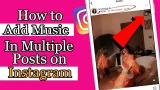 How To Add Music To Instagram Multiple pictures || Android/ iOS 2024