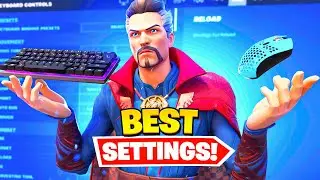 The *NEW* BEST Settings For BEGINNER Keyboard and Mouse Players! In CHAPTER 3 Season 2 Fortnite!