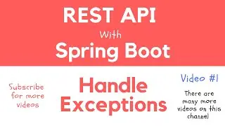 REST API with Spring Boot - Handle Exceptions in Spring MVC RESTful Web Service Application