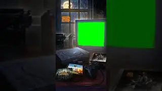 pubg playing green screen effect |video gameplay effect on tv/computer greenscreen animation by Na