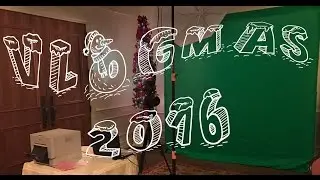 VLOGMAS Day 3 - Green Screen Photo Station setup.