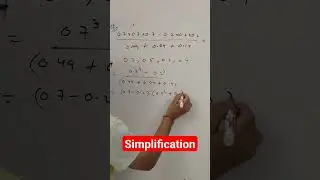 Shortcut Trick Maths | Simplification #shorts #short