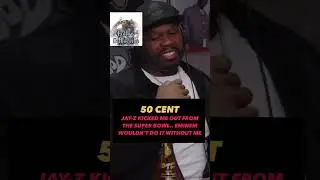 Jay Z tried to stop 50 from being at the Super Bowl 😬 #50cent #viral  #JayZ #SuperBowl #Eminem #fyp