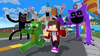 MAIZEN : JJ & Mikey's All Challenges Season 1 - A Minecraft Animation