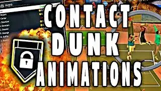 THE BEST DUNKS TO USE TO GET INSANE CONTACT DUNK ANIMATIONS NBA 2K17