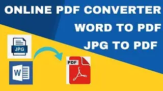 JPG to PDF Convert Bangla Tutorial | পিডিএফ ফাইল তৈরি করার নিয়ম| Word to PDF Create Easy to Way|