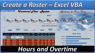 Roster - Create a Roster -Roster Template - Hours and Overtime Overview