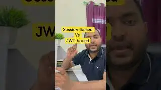 Session based vs JWT token #coding #codewithabhinash #softwareengineer #nodejs