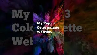 Top 3 Color palette website for you. #colorpalette