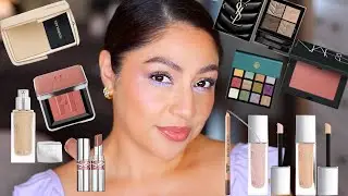 TRYING SOME NEW HOT MAKEUP!!  DIOR, HOURGLASS, YSL & MORE