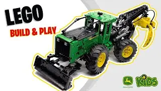 LEGO Build and Play Stop Motion!  🚜  | John Deere Kids