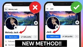 How to One Name on Facebook 2024 | Single Name on Facebook 2024