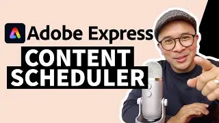 Adobe Express Tutorial for Beginners - CONTENT SCHEDULER TUTORIAL