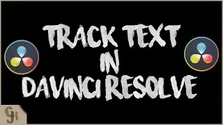 Track Text in Davinci Resolve 15