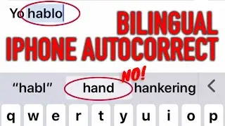 iPhone autocorrect in two languages