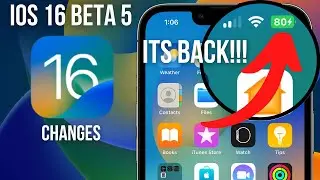 iOS 16 Beta 5 - Whats new?