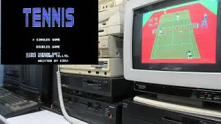 HD 8ビットPC版 任天堂のテニス 6つのモードで比較  【PC-8801シリーズ】