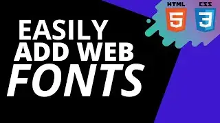 Add Fonts to your Website quickly! - HTML & CSS