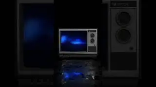 Made a CRT TV with After Effects & Blender