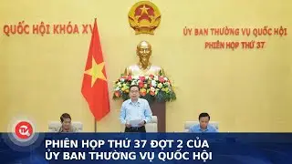 Phiên họp thứ 37 đợt 2 của Ủy ban Thường vụ Quốc hội | Truyền hình Quốc hội Việt Nam